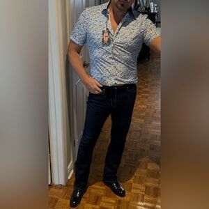 Mens soul of London short sleeve stretch shirt .